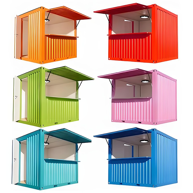 Konteyner Küçük Mağaza (Oluklu Duvar Paneli)