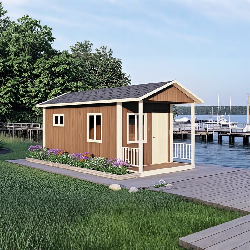 Pitch Roof Ayrılabilir Konteyner Ev